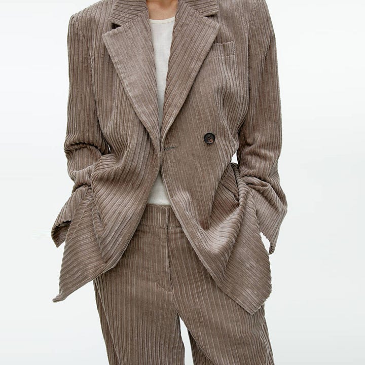 arket cord suit