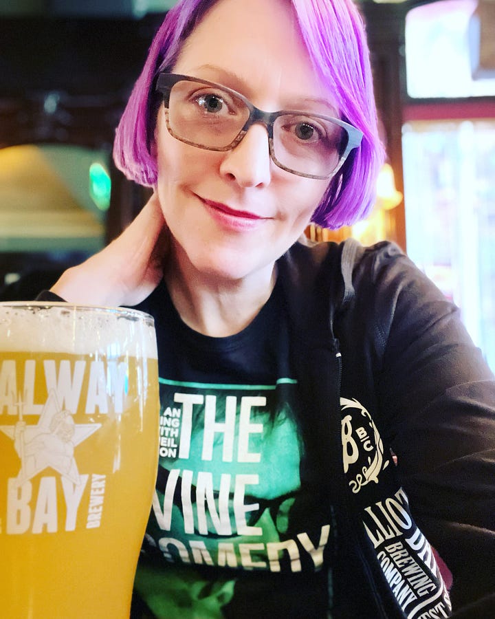 Pints inside The Oak