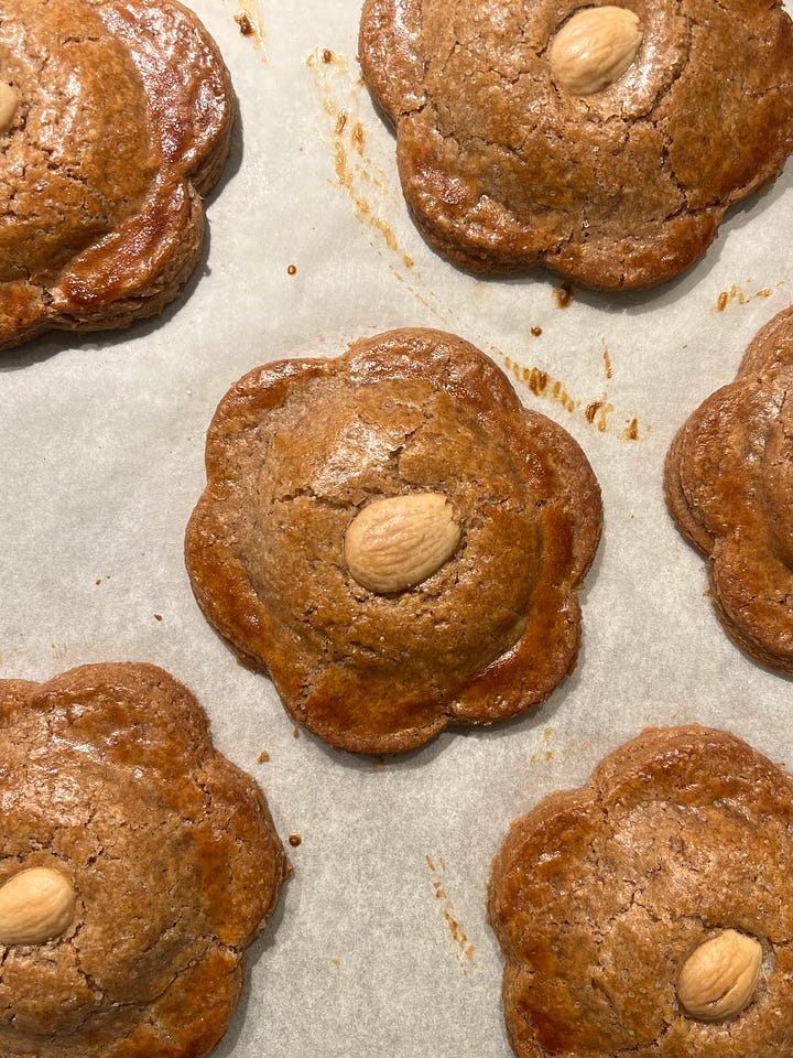 Speculaas Cookies with Almond Filling - by martaxeats