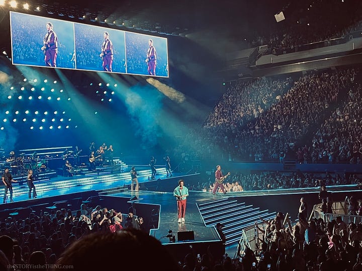 Four shots of the Jonas Brothers performing in Lexington KY