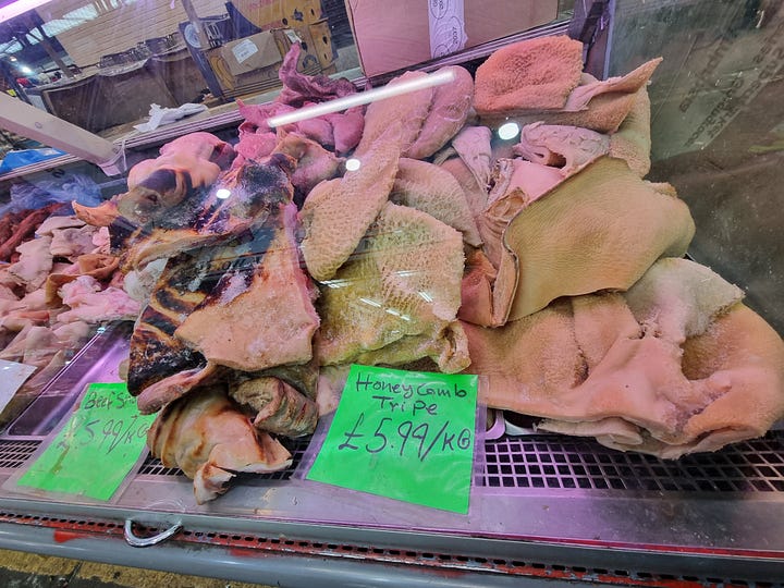 Butchers meat and game Queens Market