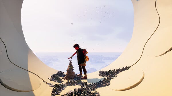 screengrabs of jusant
