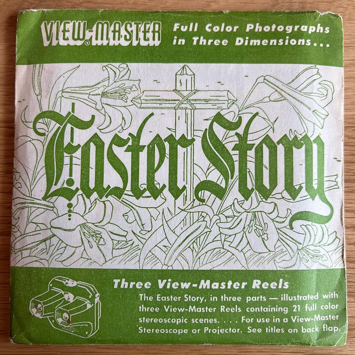 Easter Story packet produced by View-Master in 1949. 