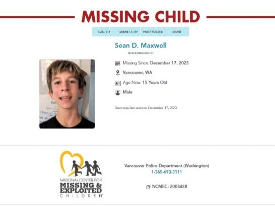 Have you've seen a missing kid today?