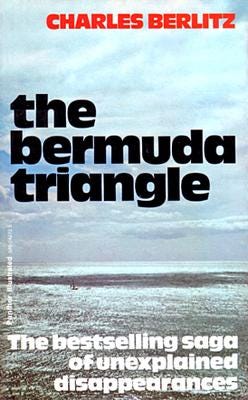 Various items revealing the 1970s obsession with The Bermuda Triangle