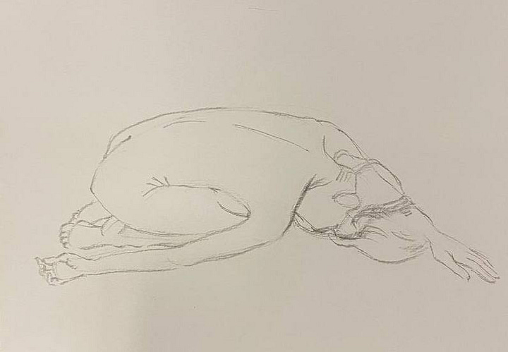 nude female life drawing in cardiff