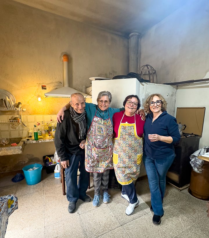 An amazing day cooking with new friends near Castellammare! 