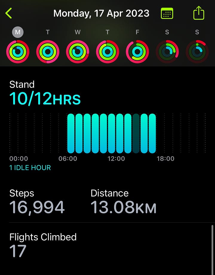 Apple Fitness Step Tracker