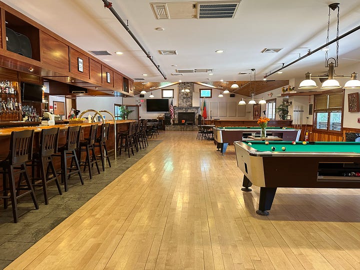 The Bar at the Portuguese American Club, Martha's Vineyard.