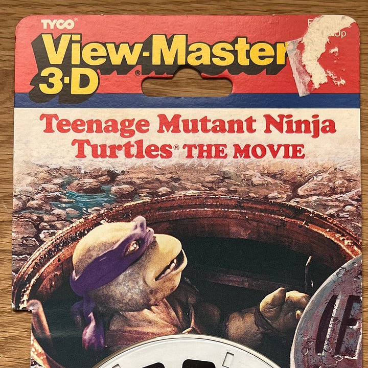 The Teenage Mutant Ninja Turtles in View-Master Reels
