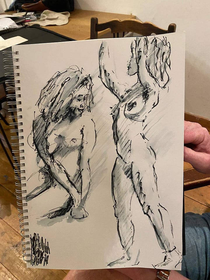 nude model life drawing