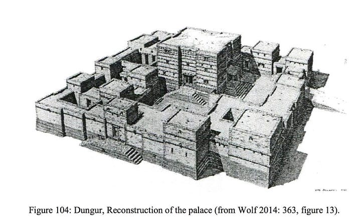 Figure 1: Reconstruction of Dungur Palace. Figure 2: Rough Colorization of the reconstruction