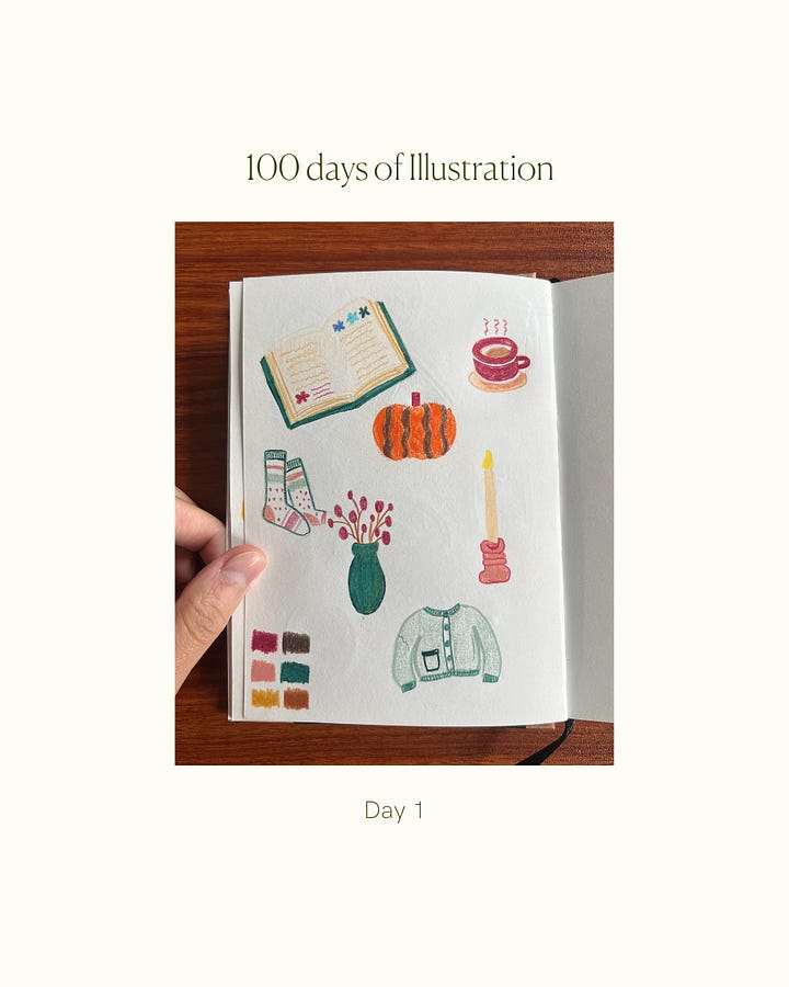 100 Days of Illustration by Poy T. Granati