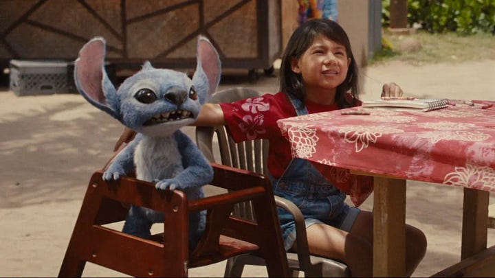 Stills from new release films Lilo & Stitch and Tarrac.