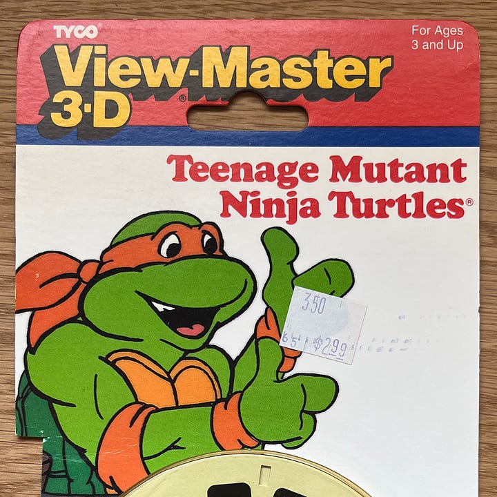 Teenage Mutant Ninja Turtles' Blisterpack View-Master packets
