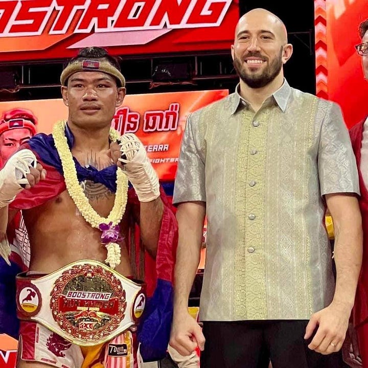 Dave Leduc promoting Kun Khmer