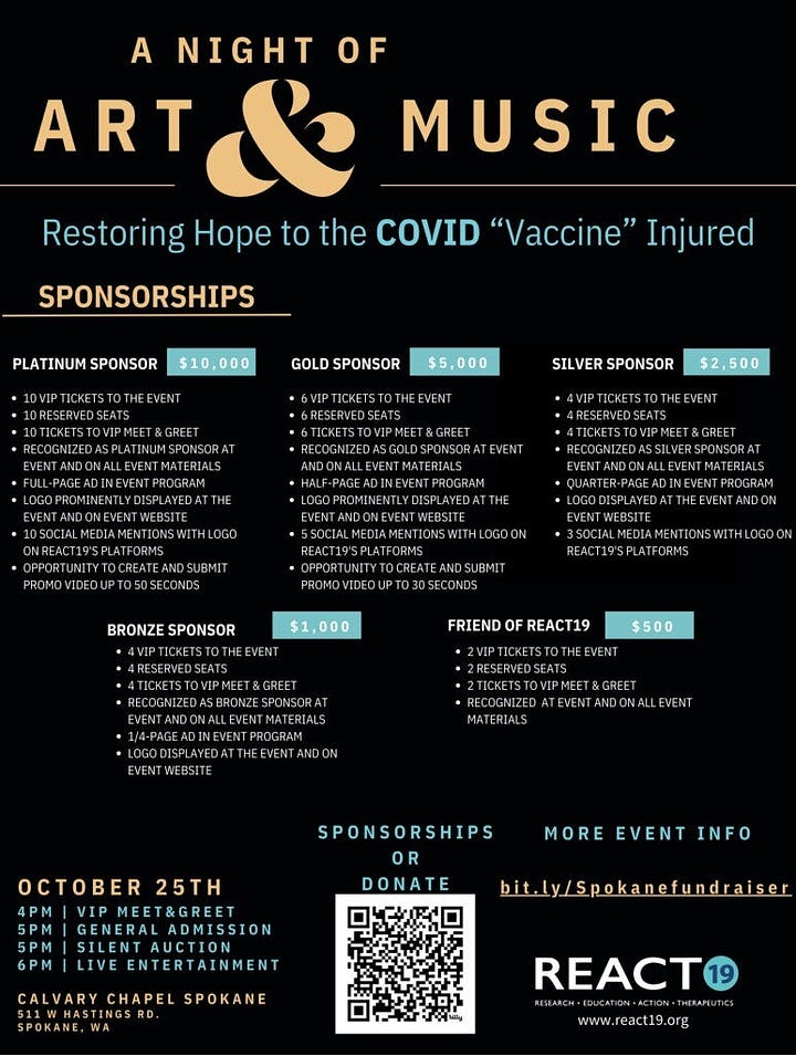 Restoring Hope Art & Music Fundraiser Flyer. Click images for larger view.