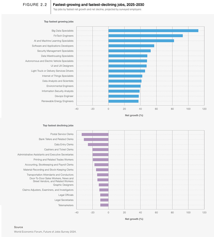 🌐 IA et Emploi 20252030 Les Révélations du rapport “Future of Jobs