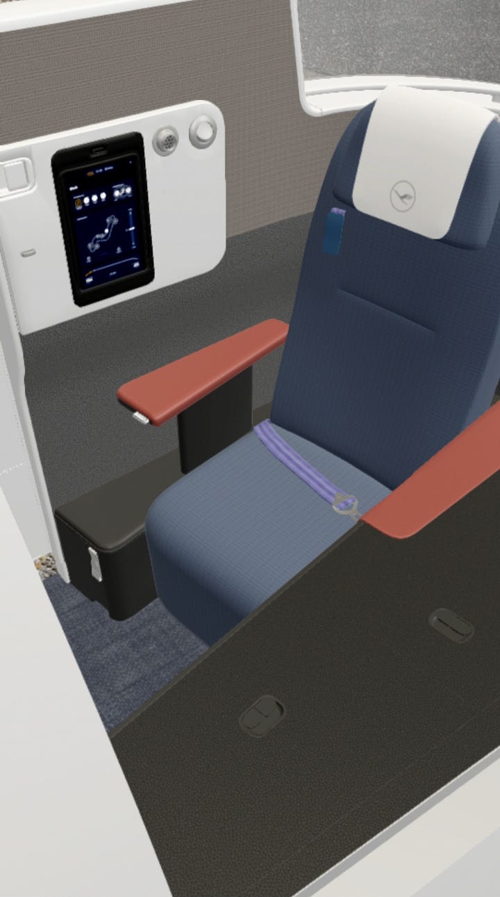 Business Class and Premium Economy seats presented at IFTM in Paris