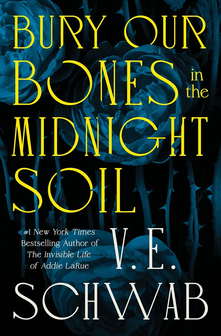 Bury Our Bones in the Midnight Soil cover and author photo of Victoria Schwab