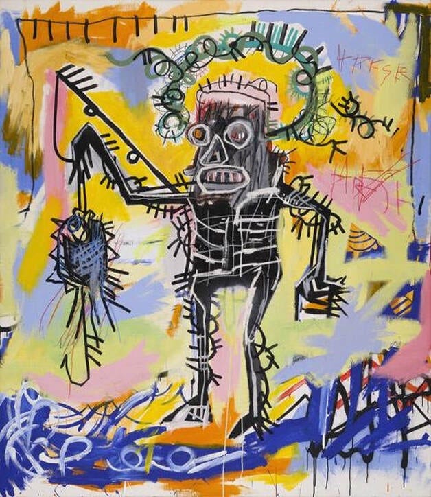 Fishing and Flexible by Basquiat