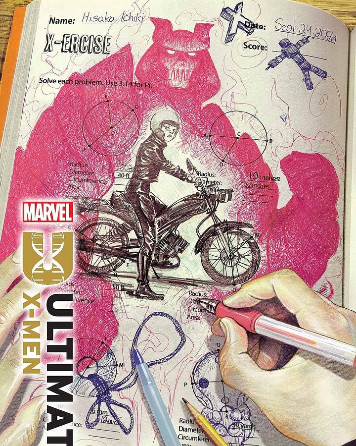 Ultimate X-Men #7 Cover Process