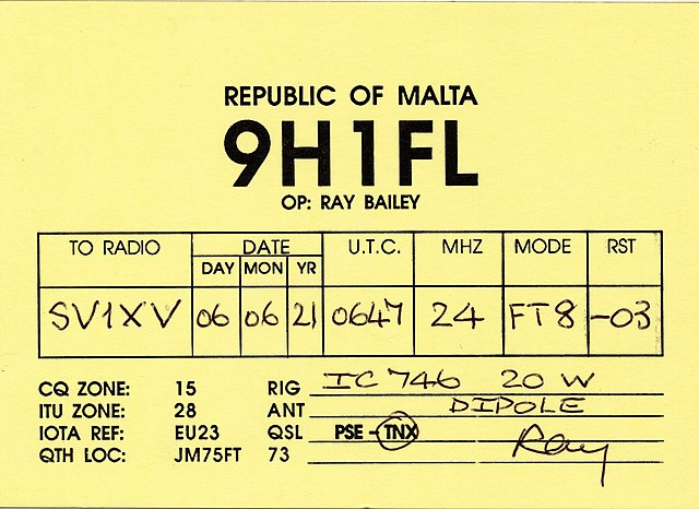 examples of QSL Cards from around the world (and decades)