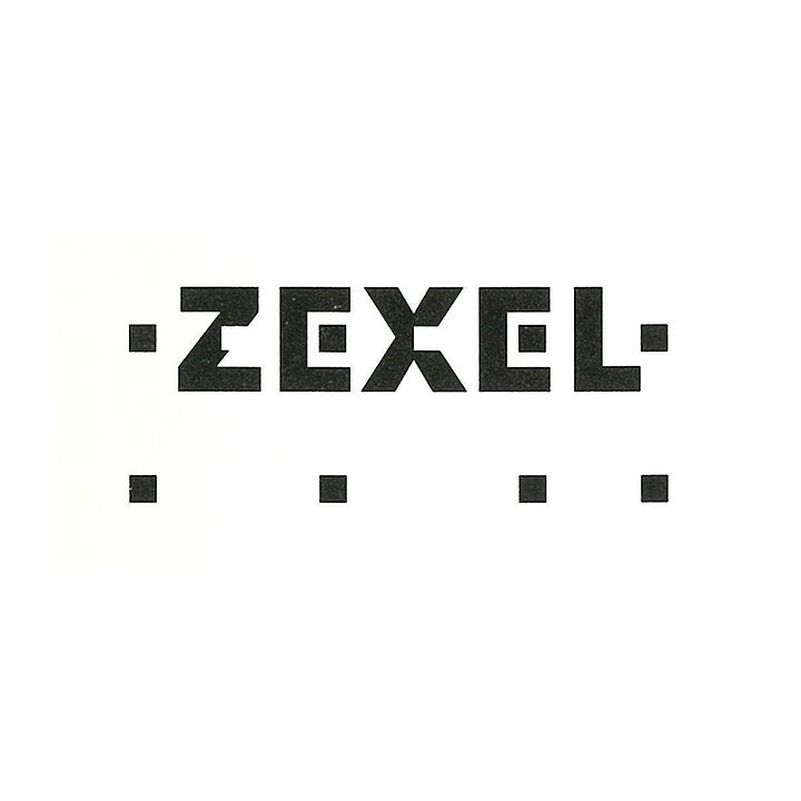 Logo for Japanese car-parts maker Zexel designed by PAOS in 1991, LogoArchive, Logo Histories