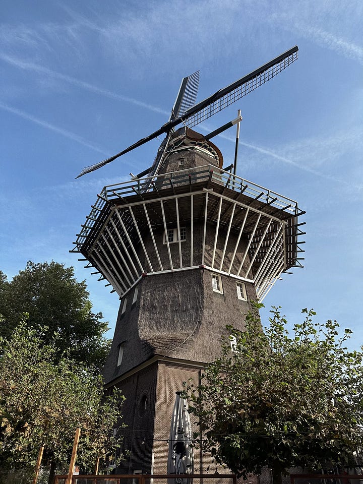 mural and windmill