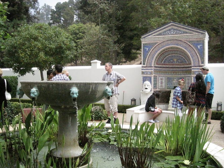 Gardens at the Getty Villa, Pacific Palisades