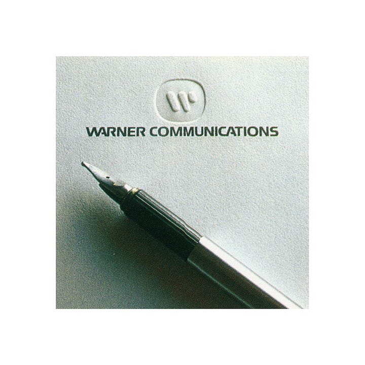 Saul Bass / Herb Yager & Associates' 1972 logo for Warner Communications