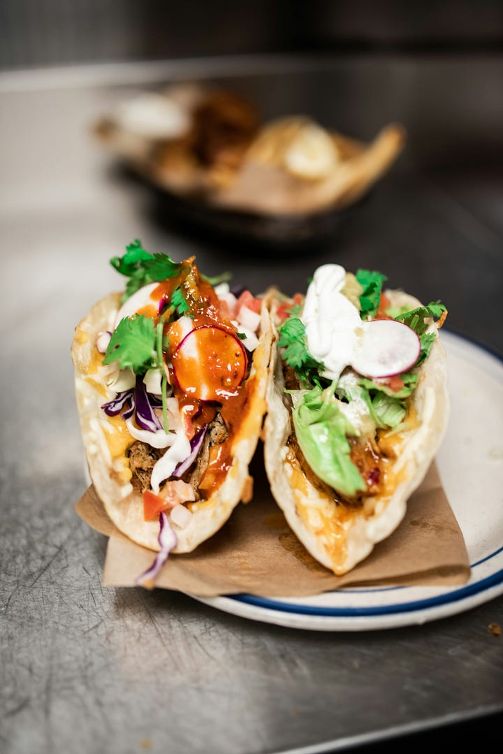 Puffy Tacos and Tacos in Copenhagen, Photos by the Nix Corporation and Krisztian Tabori, Unsplash