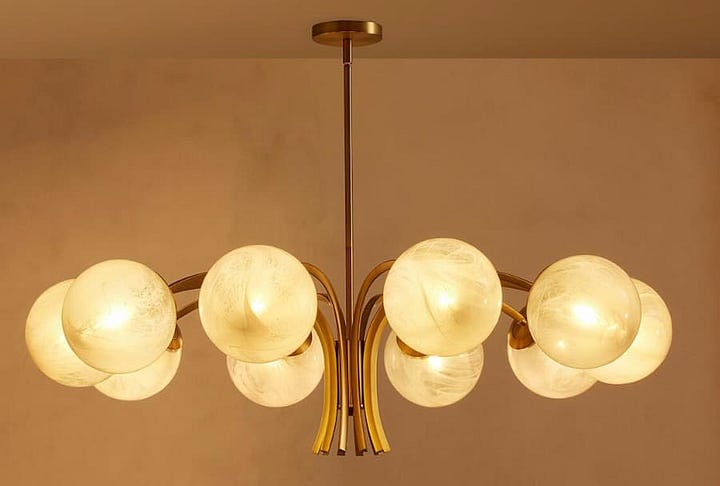 Selection of lighting by Soho Home