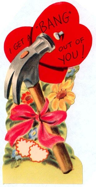 An assortment of Vintage Valentines I've collected over the years.