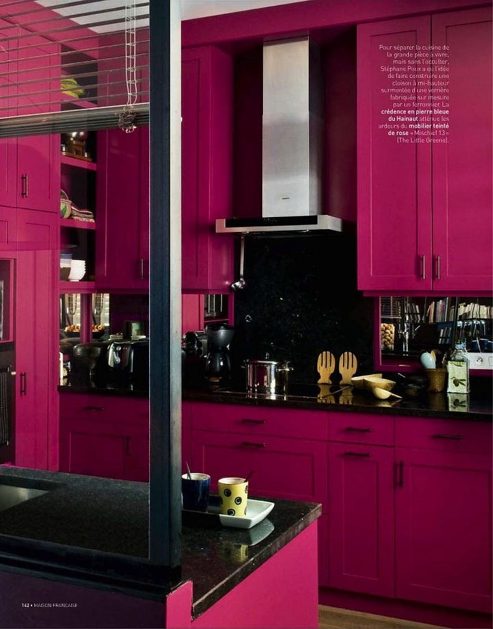 Fuschia interior home design