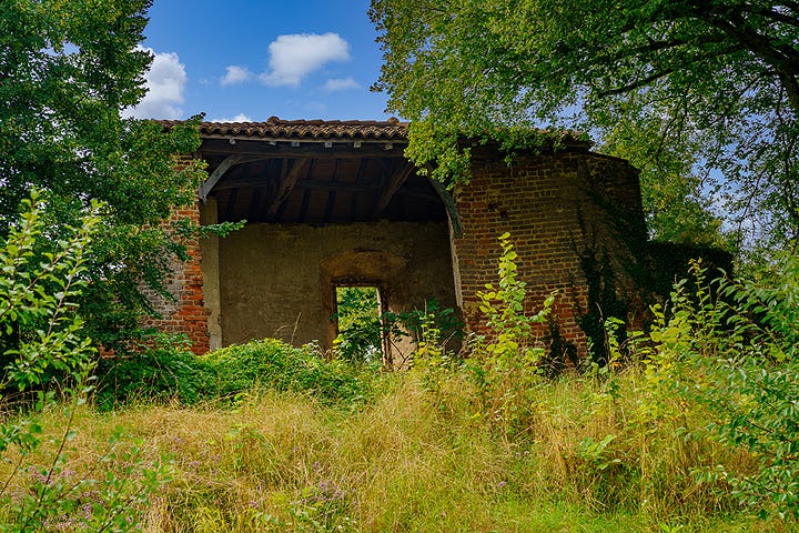 The ruins of the Château des Ducs de Savoie