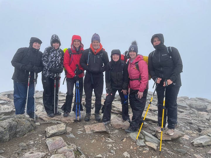 hikers on ben nevis