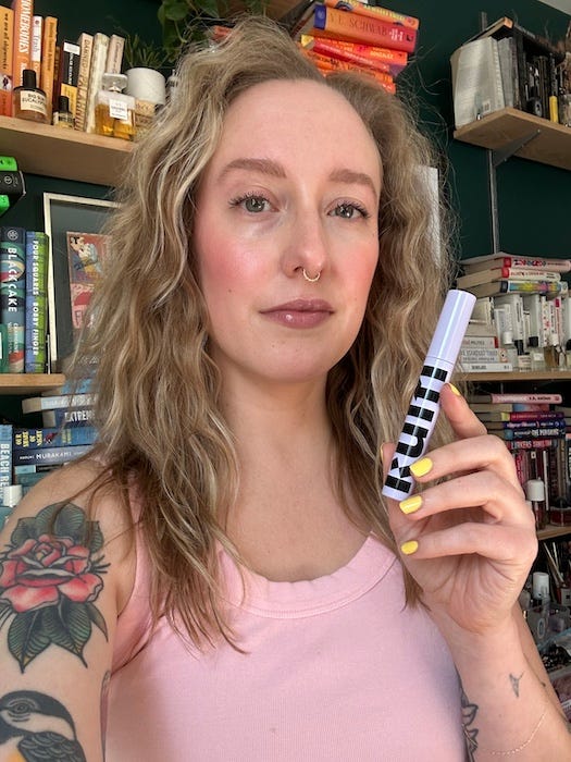 testing the kulfi badi lash mascara