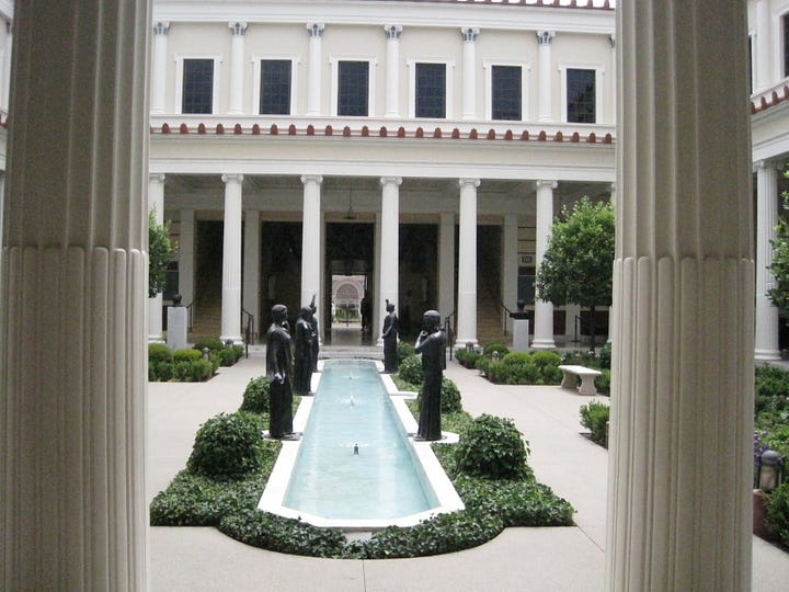 Gardens at the Getty Villa, Pacific Palisades