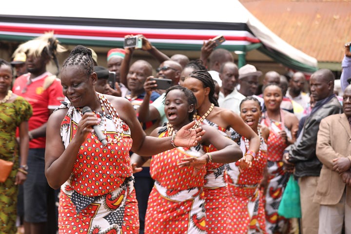 Dancers at the Maragoli Cultural Festival 2023 Photo by Linet Kivaya for Mulembe Online