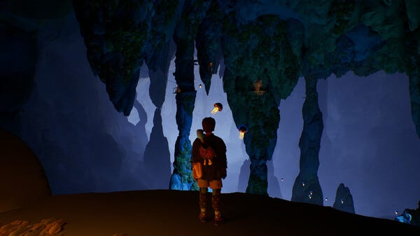 screengrabs of jusant