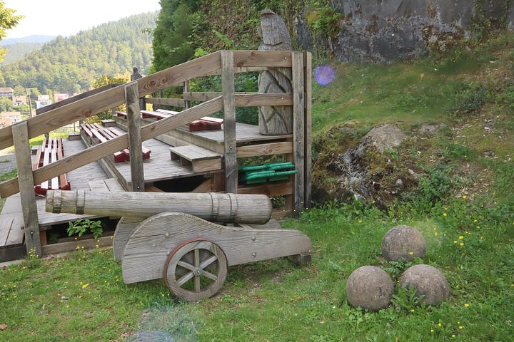 At Hornberger Castle, Hornberg, Black Forest, Germany