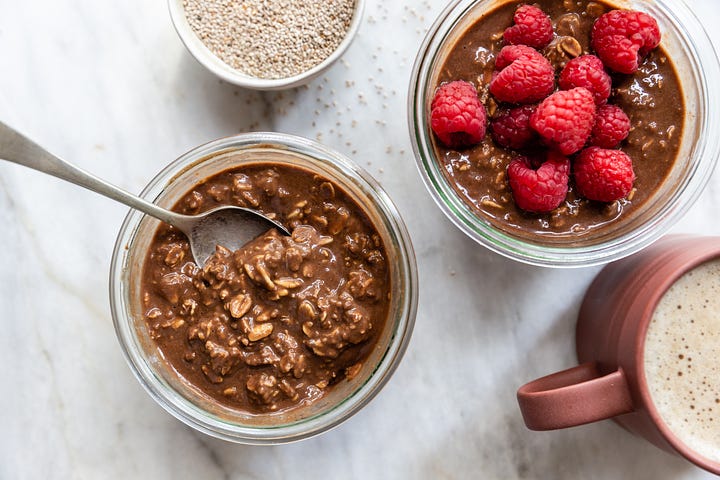 gluten-free oatmeals and smoothie bowls