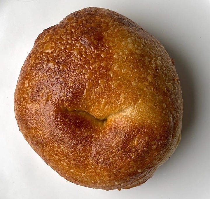 Plain bagel: August 2023 vs. June 2023