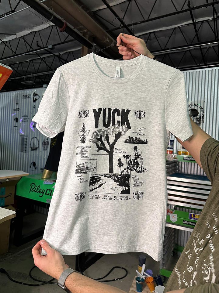 joshua tree shirts and tote bag