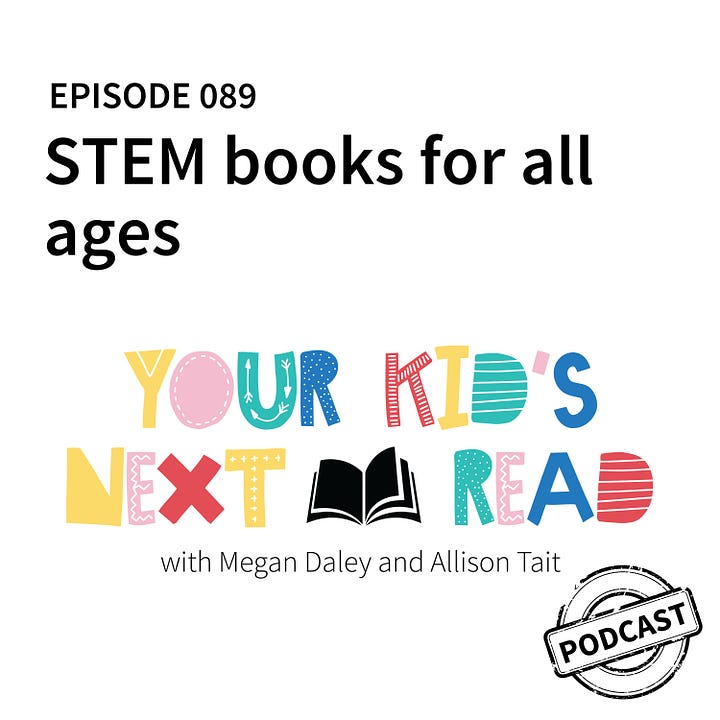 covers of the your kids next read podcast