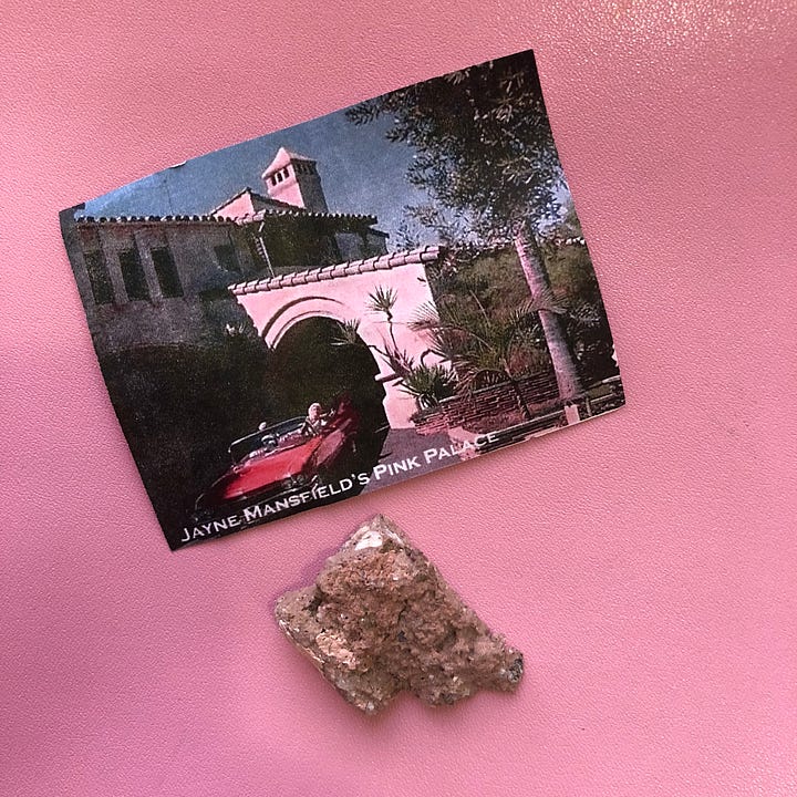 Jayne Mansfield Meatloaf and Pink Palace Gravel