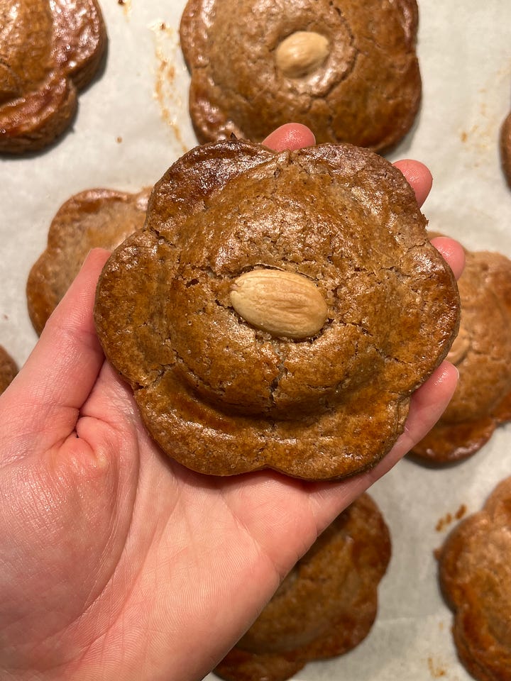 Speculaas Cookies with Almond Filling - by martaxeats