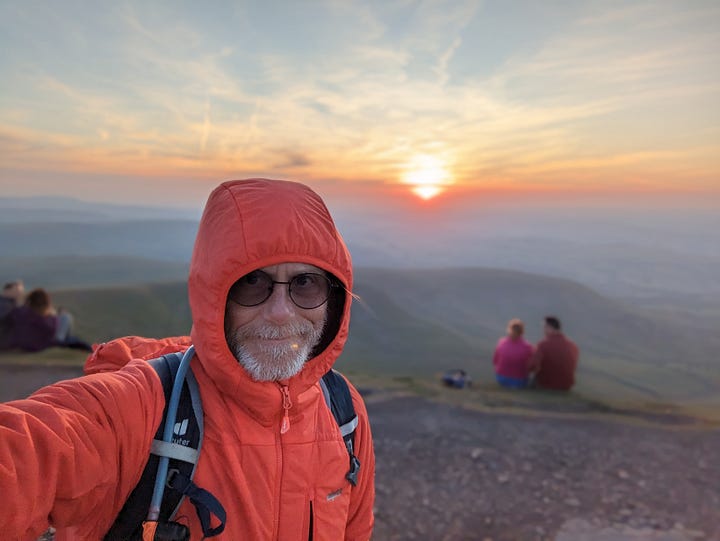 sunset on Pen y Fan