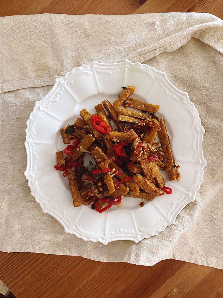 tempeh croustillant table indonésienne recette